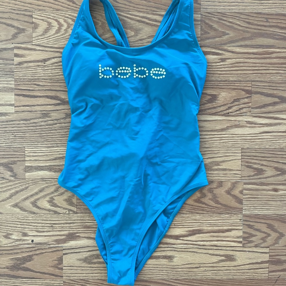 Bebe Womens One Piece Bathing Suit Size M